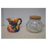 MISC Home Decor, Clear Glass Canister &