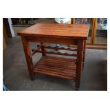 Island Bar Cart on Wheels. 36x24x34