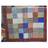 Vintage Small Patchwork Quilt