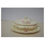 Vintage Homer Laughlin Serving Lidded Dish &