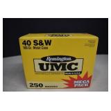250 Rounds Of Remington 40 S&W Ammo
