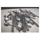 A Lot Of Vintage Silverplate Flatware