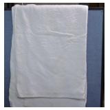Vintage White Matelasse Bedspread