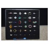 (36) Costume/Cocktail Rings & Bands