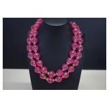 Vintage Unusual Lisner Double Strand Bubble