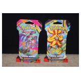 Two Unopened Booster Chaos Rising Booster Packs