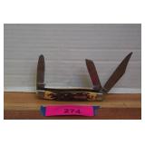 Uncle Henry Schrade Three Blade knife