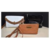 3 Purses,Stone Mountain,Liz Claiborne (Leather) &