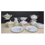 Assorted China Pieces,Noritake,Bohemian,Meito and
