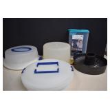 Spring Form Pan & Plastic Storage Containers