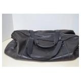 Black Leather Coach Duffle Bag