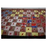 Home Made Hand Knotted Polyester Quilt,72x52'