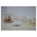Vintage Lot Home Decor Norleans Floral Pitcher &