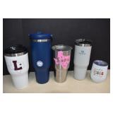 Assorted Stainless Steel Travel Mugs,Yeti,Stanley