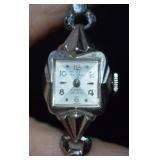 10K RGP Bezel, Le Jour 17 Jewel Art Deco Women's