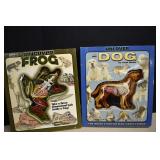 Two 3D Look Inside A Frog and Dog Books