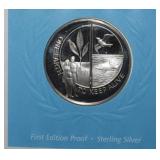 Sterling United Nations Comm.Medal, 1st Ed. Proof