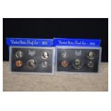 1971-S & 1972-S U.S. Proof Sets    10 Coins
