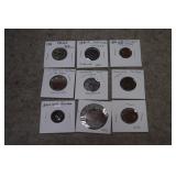Foreign Coins, Tax Tokens (Oklahoma) and More