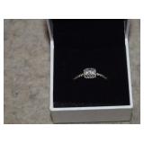 Pandora Sparkle Halo Ring-Rose Gold Plated 8-3/4