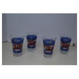 Vintage Pepsi Drinking Glasses Set Of 4
