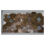 One Pound Wheat Pennies - Some Steel