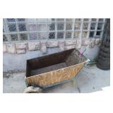 Heavy Duty Yard Cart. Tires Are Flat