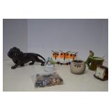 Vintage MISC Lot Owl Planters , Bird Planter MORE