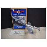 MIB Wings Of Texaco,Metal Airplane Bank