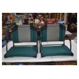 Two Stadium Seats,Like New,Drink Holder & Storage