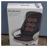 Brookstone i-Need Shiatsu Seat Topper w/ Heat