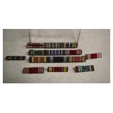 World War ll Military Service Ribbons & Medal,See