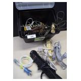 Tote of Power Strips & Extension Cords