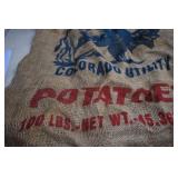 Burlap Sacks,Potatoes,Beans & Sausage