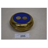 Vintage Brass Trinket Box. Brazil