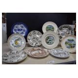 Ten Vintage Collectable Plates