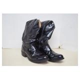Men's Biltrite Black Leather Boots Size 10.5 D