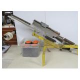 Two Skeet Launchers and Bucket of Discs