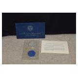 1972-S Eisenhower Unc. 40% Silver Dollar w/ COA