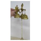 Brass 3-Bell Hanger - 14'
