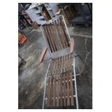 Vintage Teak & Aluminum Patio Lounger