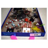 Tray Of Fashion Jewelry,Tray Not Included