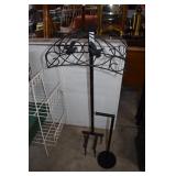 Garden Hose Hanger and Metal Adjustable Stand