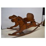 Antique Wood Rocking Horse. Very Good Condition