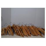 Lot of 40 Wood Hangers