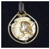 18kt Gold Filled Joan Of Arc Metal By Edmond