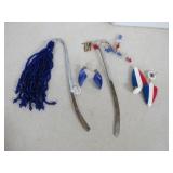 Red, White and Blue Earrings and Bookmarks