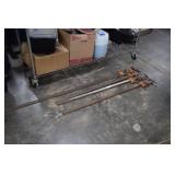 Four Metal Furniture Clamps 3-48' 1-60'