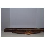 Vintage Pick Axe Head & Wood Box