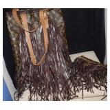 Fringed Shoulder Bag & Cross Body Purse